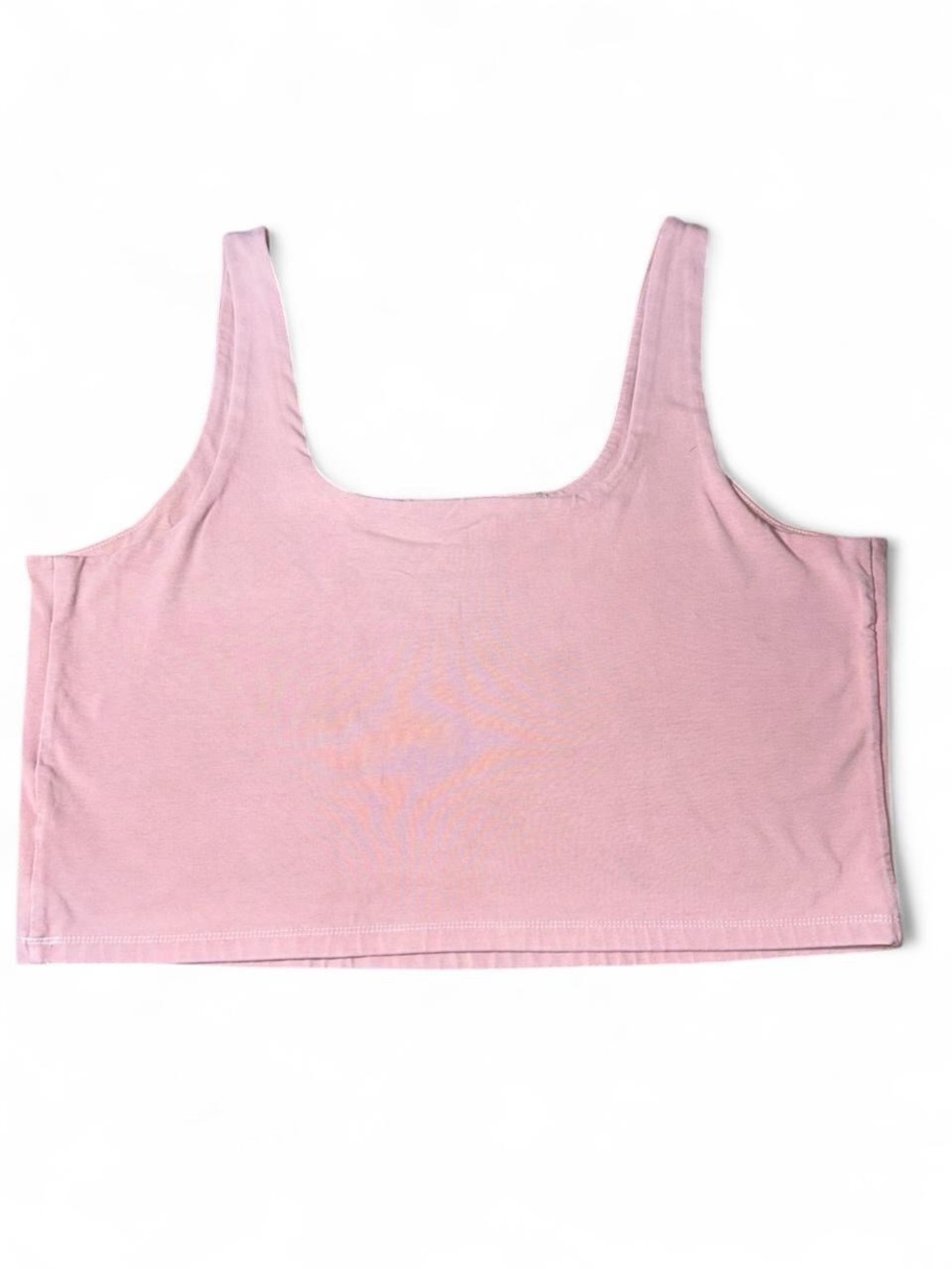 Gap Crop Tank Top Bralette Shirt Loungewear Workout Cotton Pink XL Extra Large.